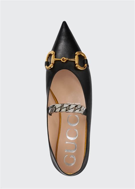 gucci flats with chain|Gucci outlet flats.